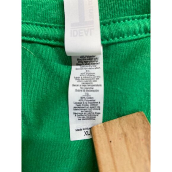 Next Level Womens Graphic TShirt XL Shenanigans Green Clover V Neck St Patricks - Picture 4 of 6